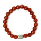 Red Jasper with Buddha Bracelet - Ruby Raang | Swadesiicart