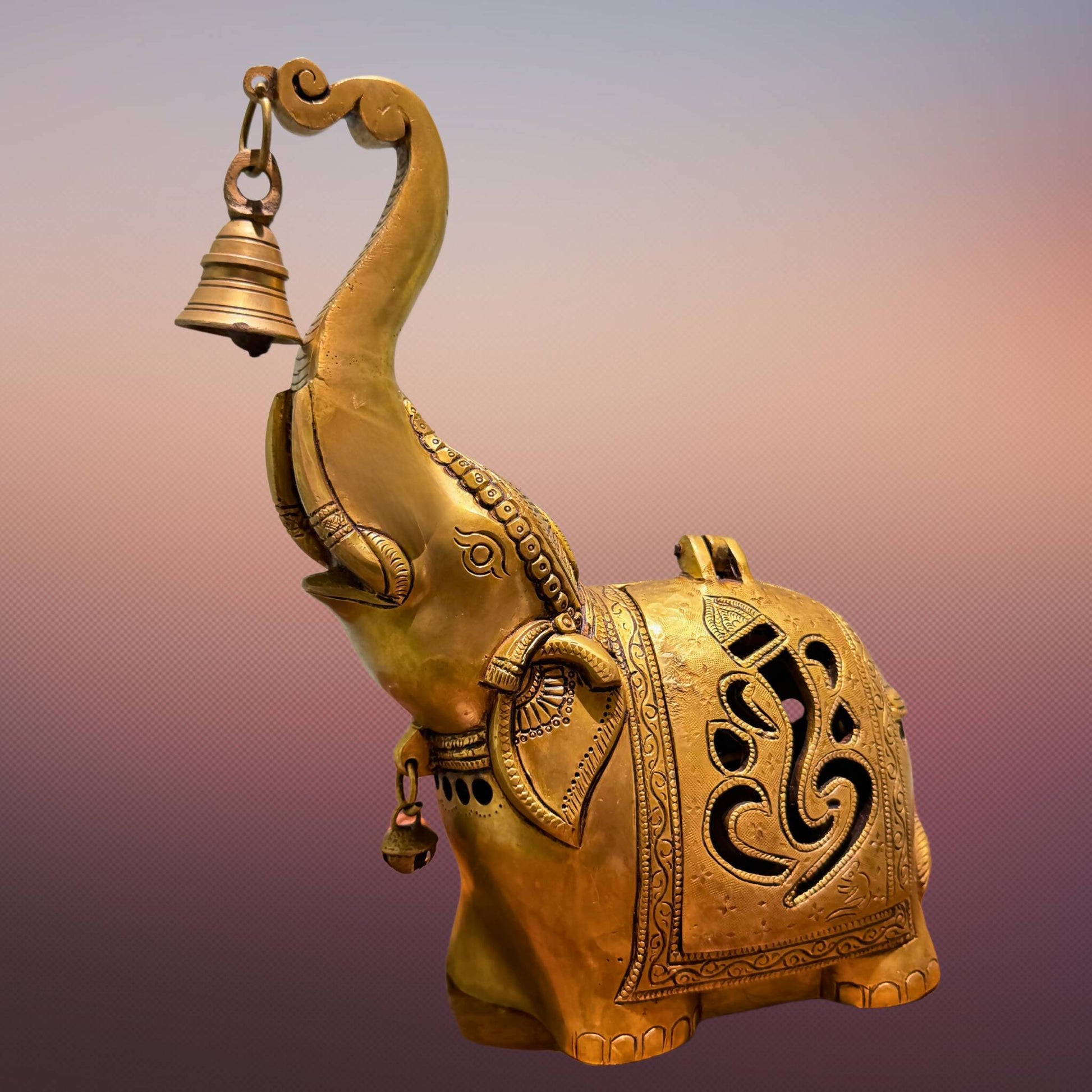 Brass Elephant Lamp | Swadesiicart