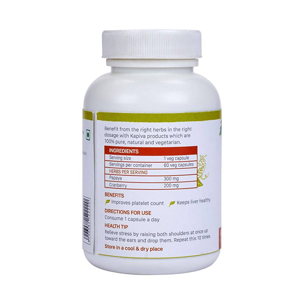 Kapiva Ayurveda Papaya Plus Antioxidant Capsules | Swadesiicart