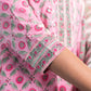 Indian Clothing Malishka Womens Cotton Blend Kurta Pant Set With Dupatta - Pink - Swadesiicart