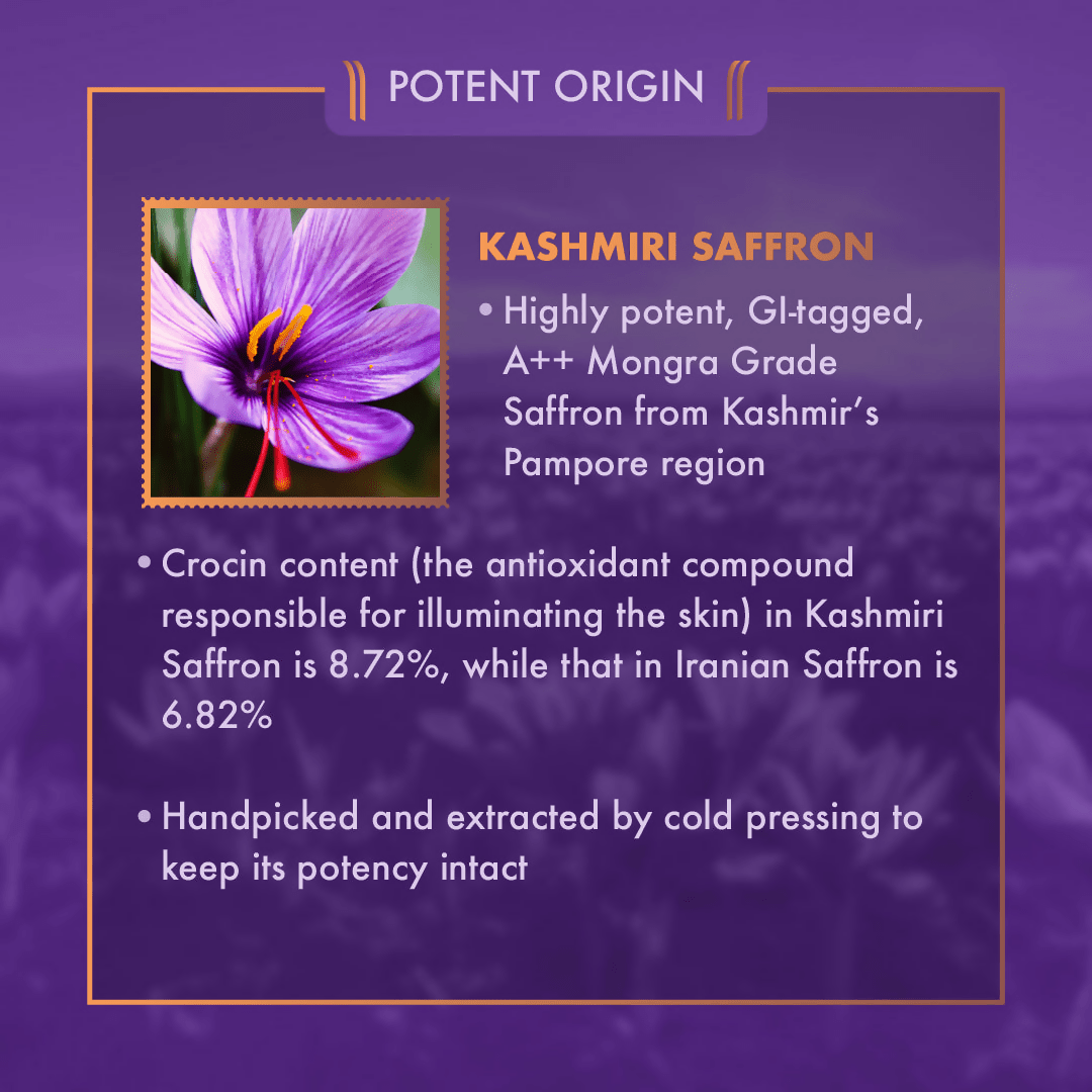 Ayuga Kashmiri Saffron Gel Moisturizer - Limited Time Offer - Swadesiicart