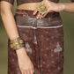 Shree Shyam Fashion Cotton Brown Saree
