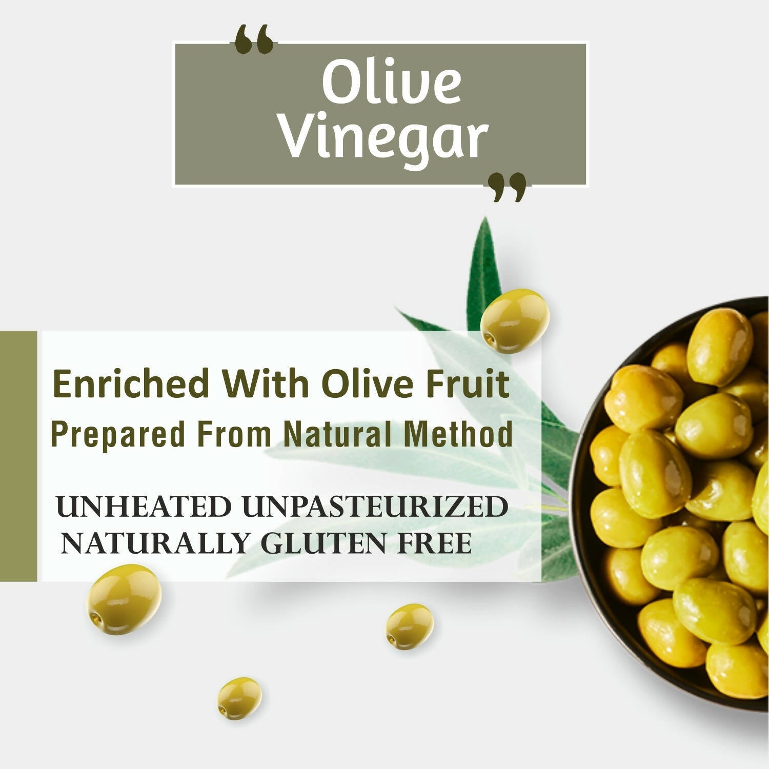 Herbal Canada Olive Vinegar - Swadesiicart