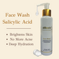 dBasic Salicylic Acid Face Wash with Rice Water For Acne Prone Skin, Cleanses Pores & Excess Oil | Swadesiicart