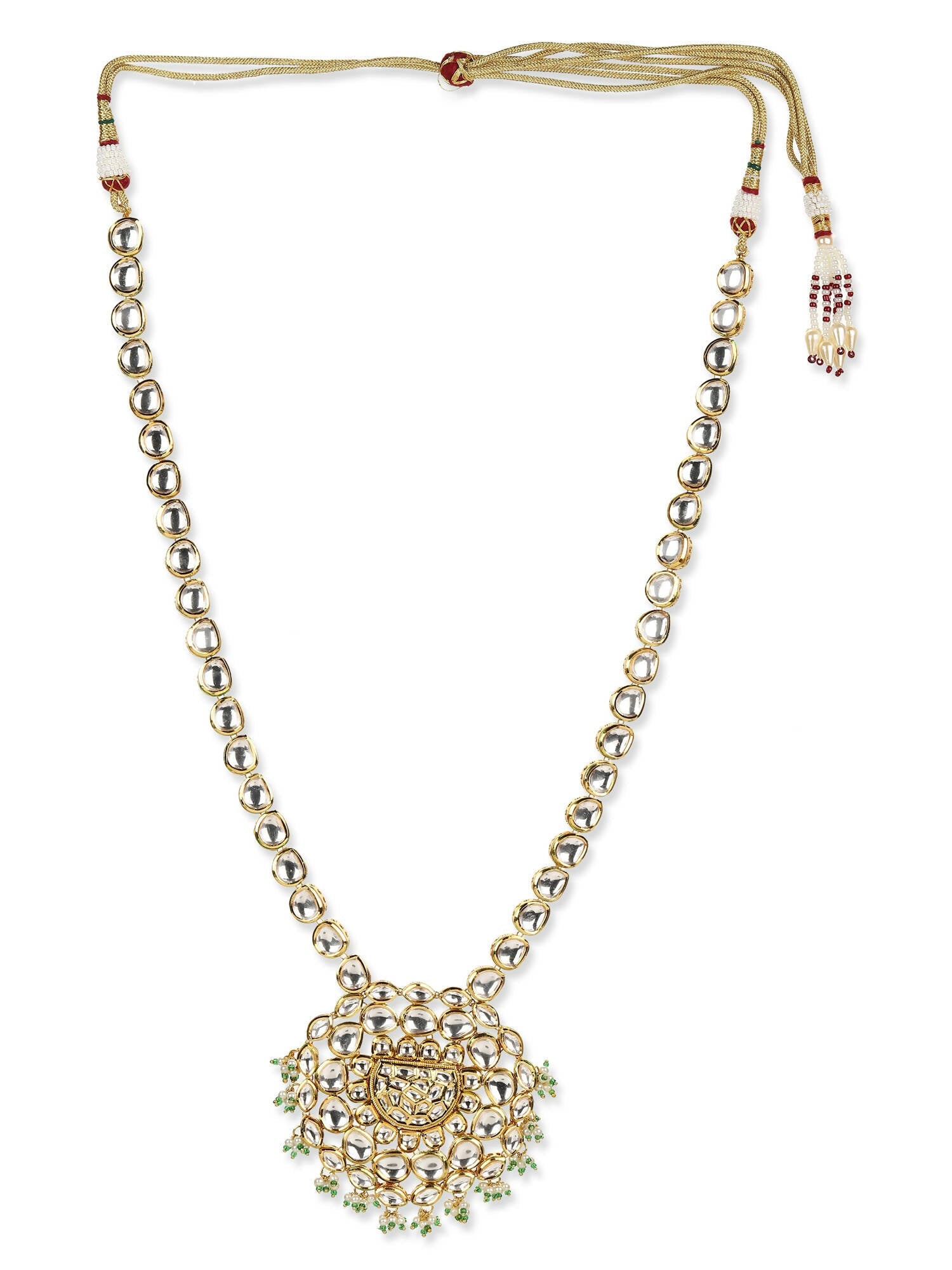 Women's Gold-Polished Necklace - Ruby Raang | Swadesiicart
