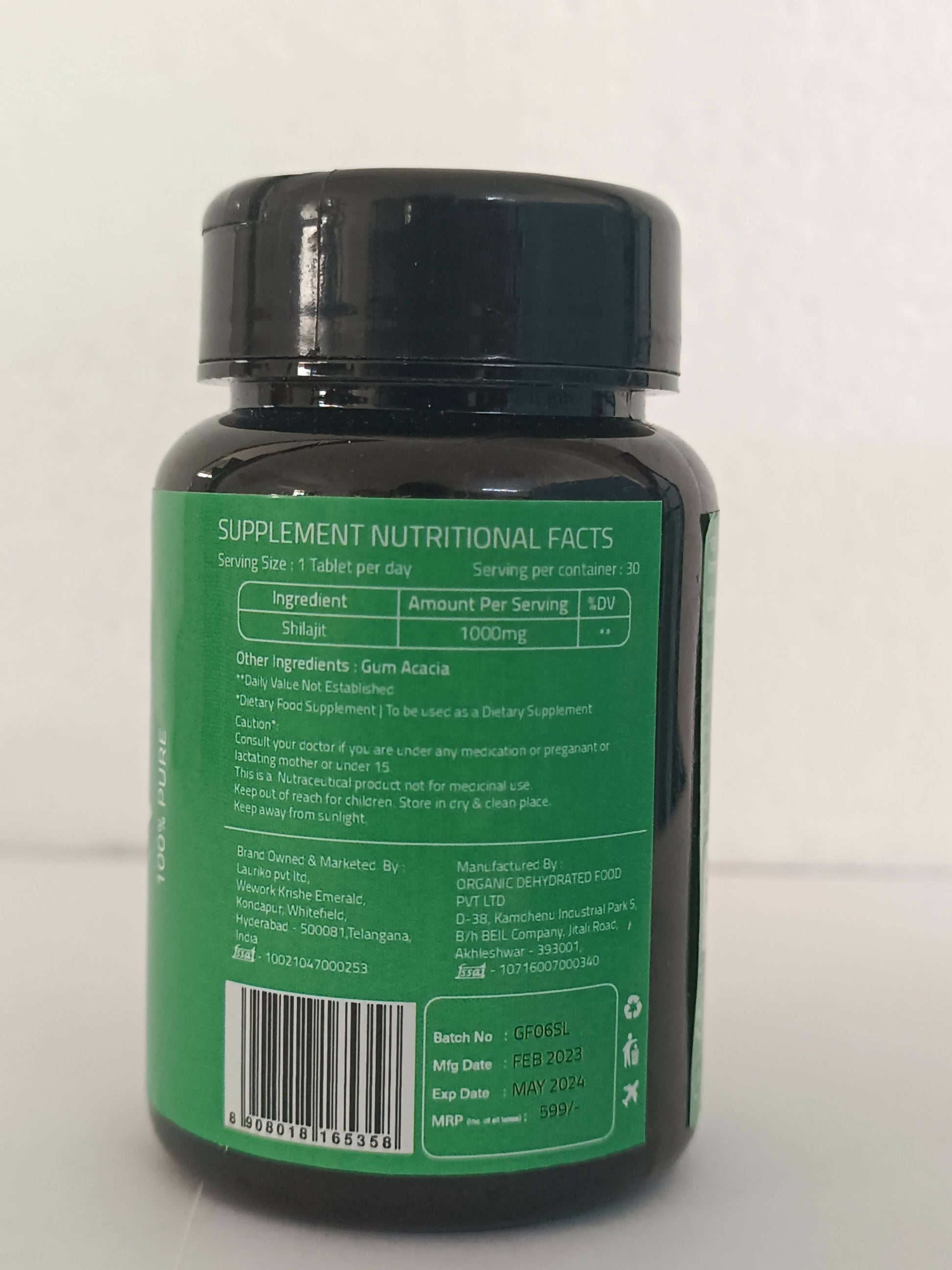 Laurik Himalayan Sj 1000Mg Tablets| Sj Tablets Boosts Stamina, Strength And Support Vitality | Swadesiicart
