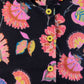 Lil Drama Jaipur Print Stylish Top with Pant Co-ordinate Set for Girls - Black - Swadesiicart