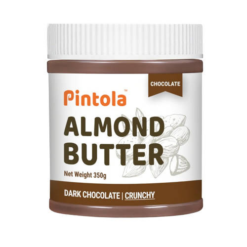 Pintola Dark Chocolate Crunchy Almond Butter - Swadesiicart