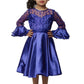 Asmaani Kids Party Wear Stylish Dresses, Perfect for Parties, Functions & Vacations - Blue