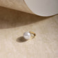 White Pearl Adjustable Ring- Ruby Raang | Swadesiicart