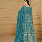 Anaita Yellow Embroidered Faux Georgette Anarkali Suit
