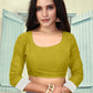 Vedant Vastram Litchi Silk Designer Banarasi Saree - Bottle Green | Swadesiicart