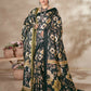 Aayaa Designer Winter Collection Printed Saree With Shawl - Multi Color