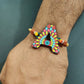Indianvibez Alphabet A Wooden Rakhi - Kids Rakhi - Swadesiicart