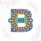 Indianvibez Alphabet B Wooden Rakhi - Kids Rakhi - Swadesiicart