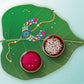Indianvibez Alphabet C Wooden Rakhi - Kids Rakhi - Swadesiicart