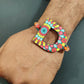 Indianvibez Alphabet D Wooden Rakhi - Kids Rakhi - Swadesiicart