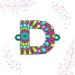 Indianvibez Alphabet D Wooden Rakhi - Kids Rakhi - Swadesiicart