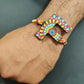 Indianvibez Alphabet F Wooden Rakhi - Kids Rakhi - Swadesiicart