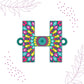 Indianvibez Alphabet H Wooden Rakhi - Kids Rakhi - Swadesiicart