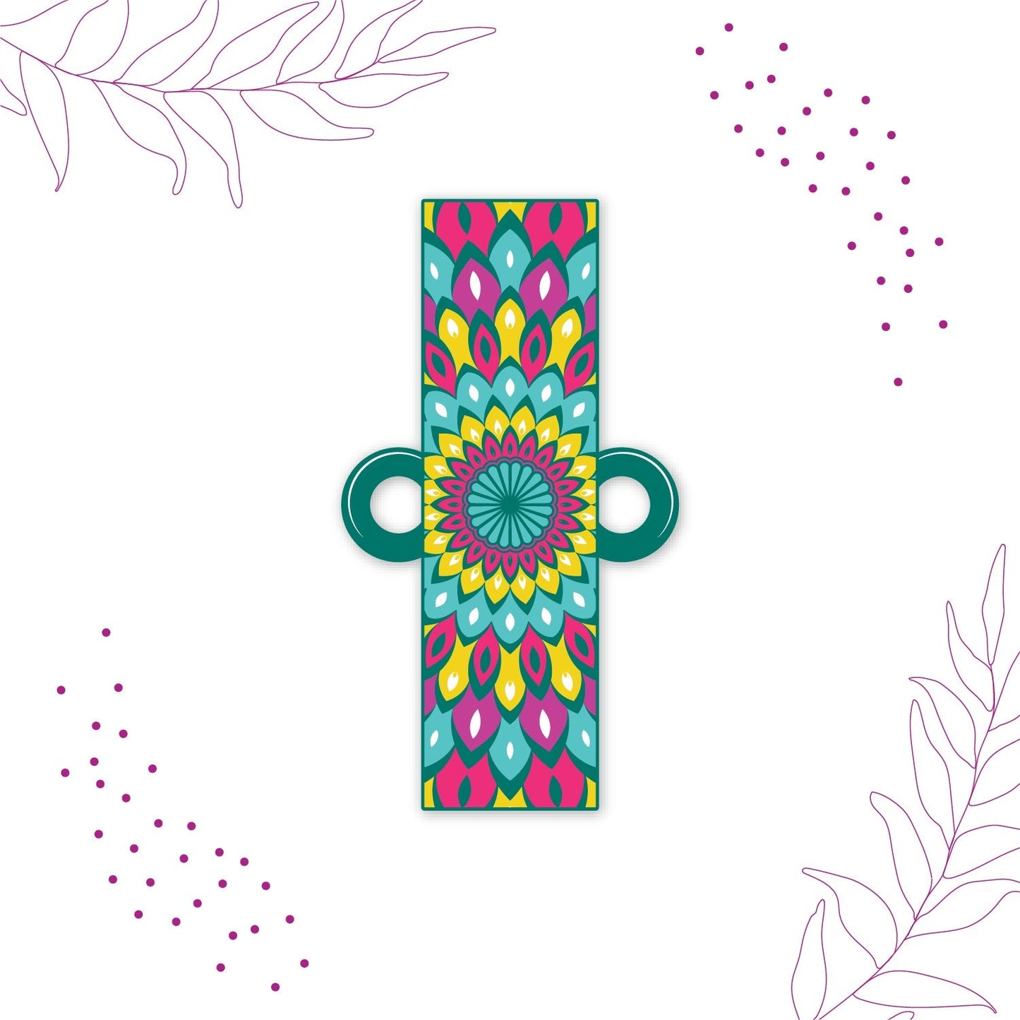 Indianvibez Alphabet J Wooden Rakhi - Kids Rakhi - Swadesiicart