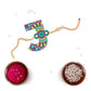 Indianvibez Alphabet J Wooden Rakhi - Kids Rakhi - Swadesiicart