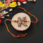 Indianvibez Alphabet K Wooden Rakhi - Kids Rakhi - Swadesiicart