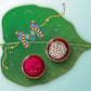 Indianvibez Alphabet M Wooden Rakhi - Kids Rakhi - Swadesiicart