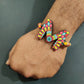 Indianvibez Alphabet M Wooden Rakhi - Kids Rakhi - Swadesiicart