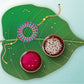 Indianvibez Alphabet O Wooden Rakhi - Kids Rakhi - Swadesiicart