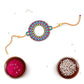 Indianvibez Alphabet O Wooden Rakhi - Kids Rakhi - Swadesiicart