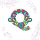 Indianvibez Alphabet Q Wooden Rakhi - Kids Rakhi - Swadesiicart