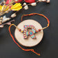 Indianvibez Alphabet R Wooden Rakhi - Kids Rakhi - Swadesiicart