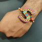 Indianvibez Alphabet S Wooden Rakhi - Kids Rakhi - Swadesiicart