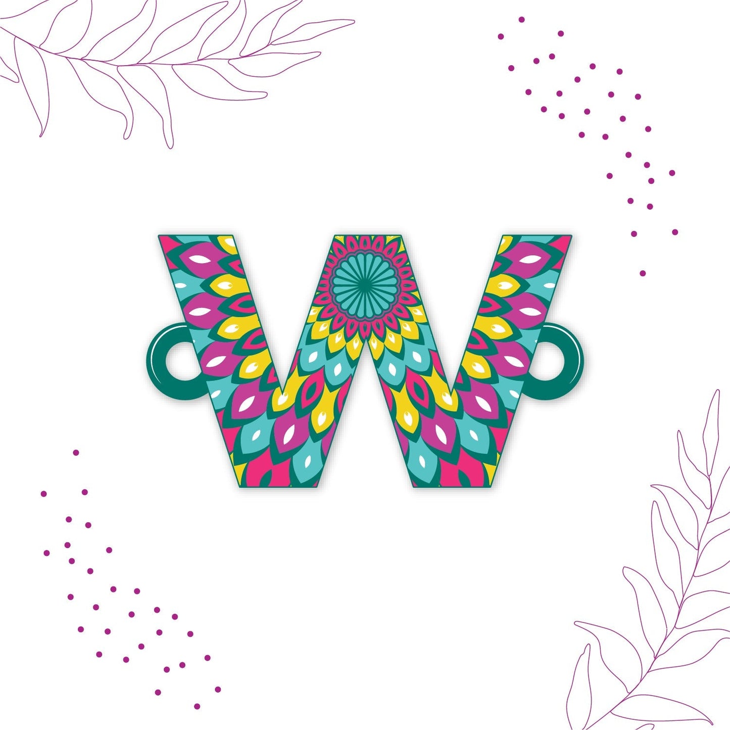 Indianvibez Alphabet X Wooden Rakhi - Kids Rakhi - Swadesiicart