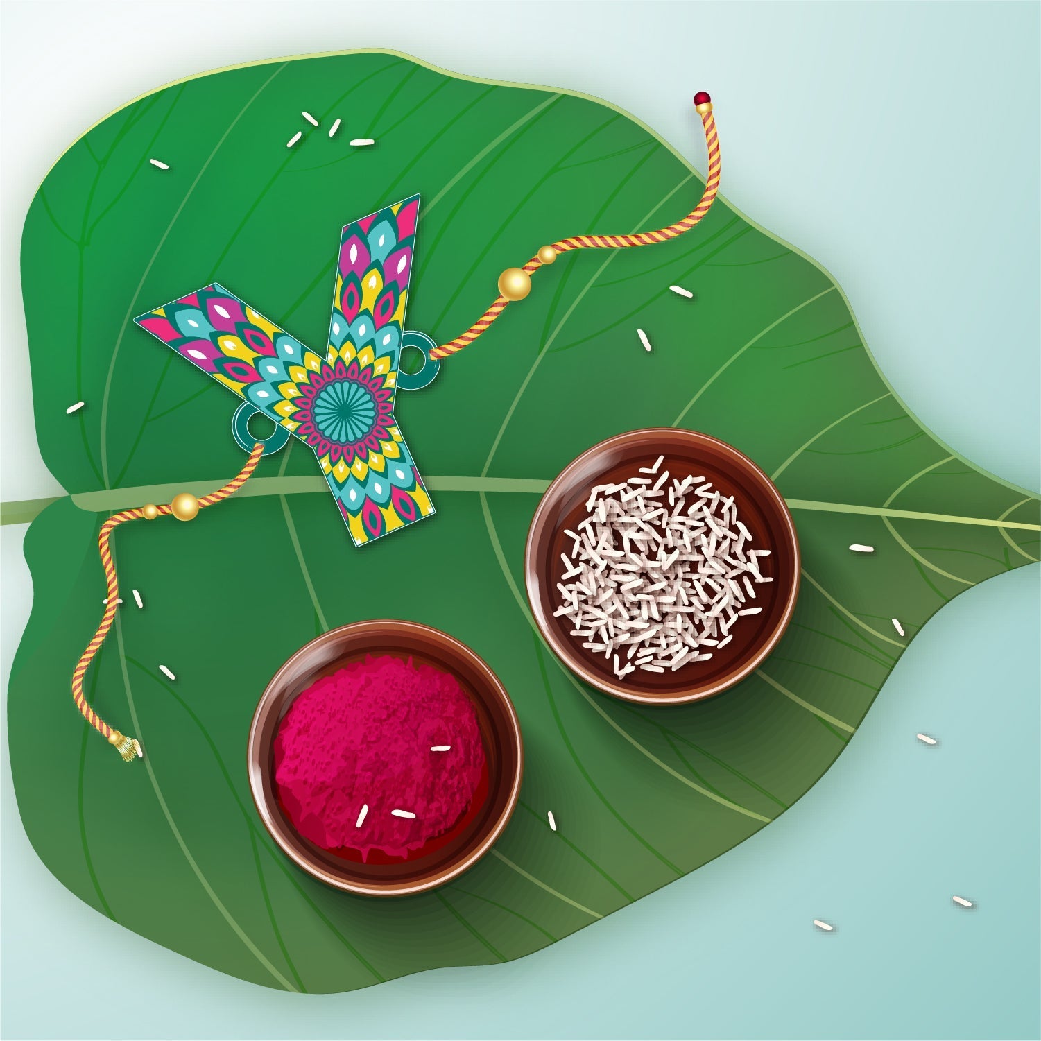 Indianvibez Alphabet Y Wooden Rakhi - Kids Rakhi - Swadesiicart