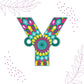 Indianvibez Alphabet Y Wooden Rakhi - Kids Rakhi - Swadesiicart