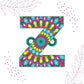 Indianvibez Alphabet Z Wooden Rakhi - Kids Rakhi - Swadesiicart