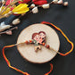Indianvibez Annoying Brother Wooden Rakhi with Rudraksha, Funny & Quirky Rakhi for Bhaiya, Shop India - Kids Rakhi - Swadesiicart