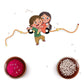 Indianvibez Annoying Brother Wooden Rakhi with Rudraksha, Funny & Quirky Rakhi for Bhaiya, Shop India - Kids Rakhi - Swadesiicart