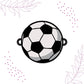 Indianvibez Football Wooden Rakhi with Rudraksha, Soccer Rakhi for Bro, Shop India - Kids Rakhi - Swadesiicart