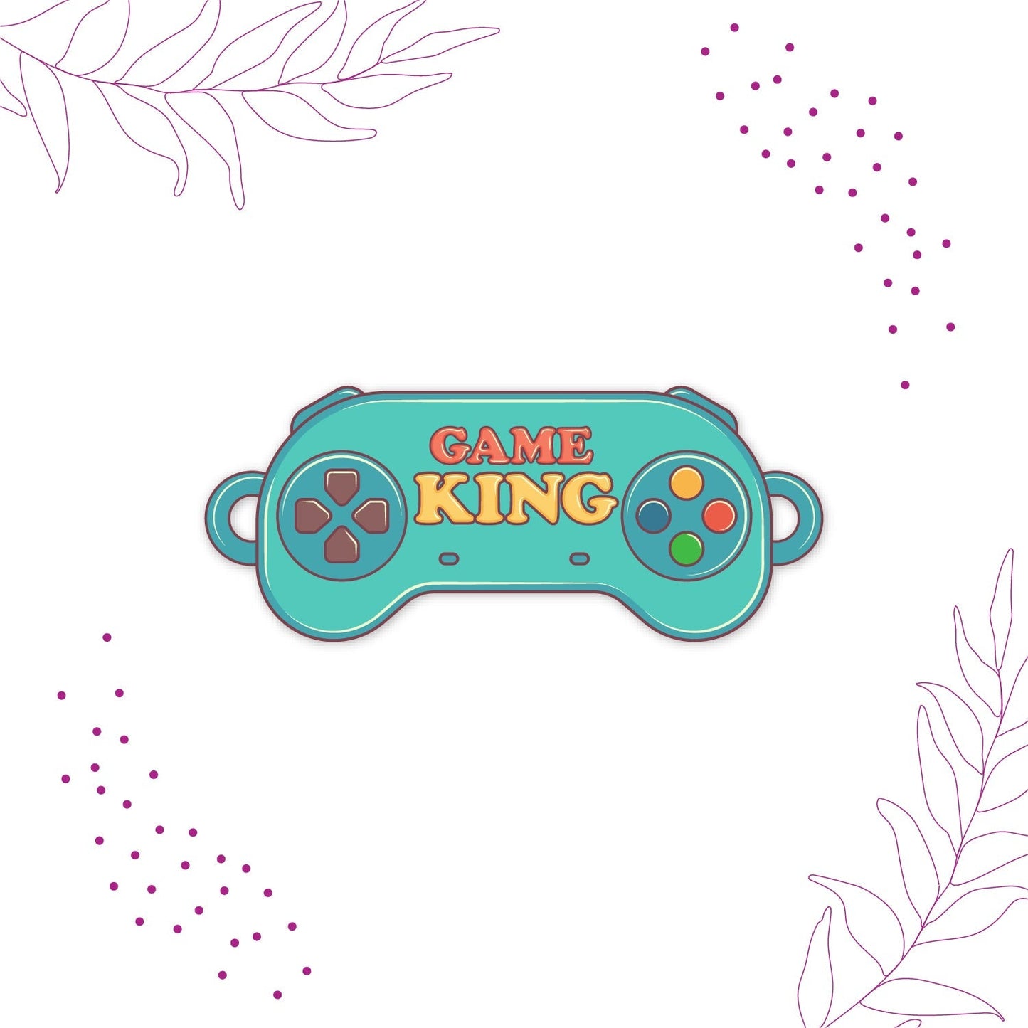 Indianvibez Gamer King Bhai Wooden Rakhi with Rudraksha, Gaming Rakhi for Bro, Shop India - Kids Rakhi - Swadesiicart