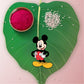 Indianvibez Mickey Wooden Rakhi with Rudraksha, Cartoon Rakhi for Brother, Shop India - Kids Rakhi - Swadesiicart