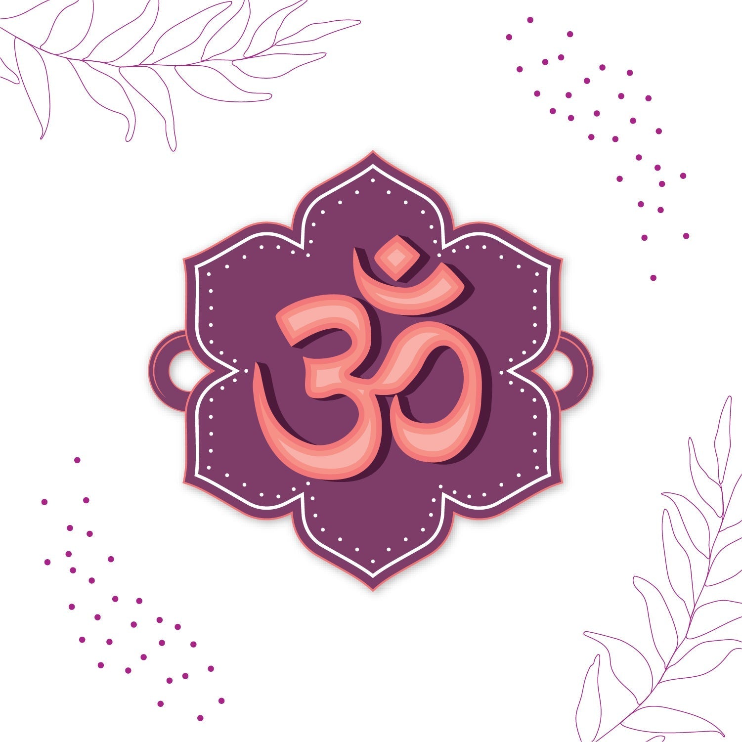 Indianvibez Om Wooden Rakhi with Rudraksha Thread, Rakhi for Brother - Kids Rakhi - Swadesiicart