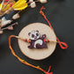 Indianvibez Panda Wooden Rakhi with Rudraksha, Cute Animal Rakhi for Brother, Shop India - Kids Rakhi - Swadesiicart