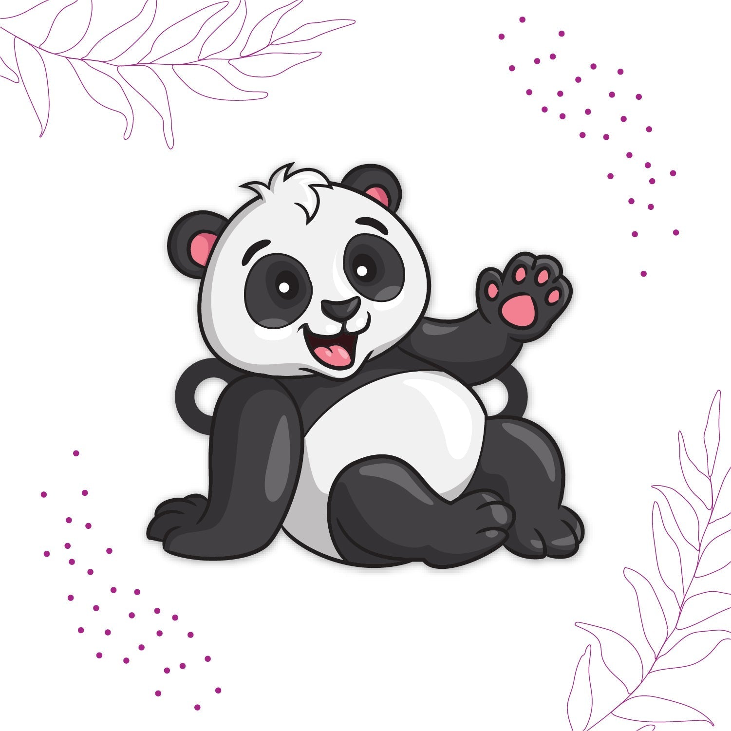 Indianvibez Panda Wooden Rakhi with Rudraksha, Cute Animal Rakhi for Brother, Shop India - Kids Rakhi - Swadesiicart