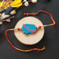 Indianvibez Pyara Bhai Wooden Rakhi with Rudraksha Thread, Rakhi for Brother - Kids Rakhi - Swadesiicart