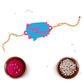 Indianvibez Pyara Bhai Wooden Rakhi with Rudraksha Thread, Rakhi for Brother - Kids Rakhi - Swadesiicart