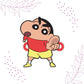 Indianvibez Shinchan Wooden Rakhi with Rudraksha, Funny Rakhi for Brother, Shop India - Kids Rakhi - Swadesiicart