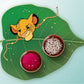 Indianvibez Simba Wooden Rakhi with Rudraksha, Lion King Rakhi for Bro, Shop India - Kids Rakhi - Swadesiicart